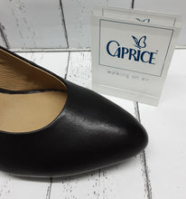Load image into Gallery viewer, CAPRICE - 9-29604-24 022 - Leather SLING BACK COURT SHOE - Black