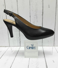 Load image into Gallery viewer, CAPRICE - 9-29604-24 022 - Leather SLING BACK COURT SHOE - Black