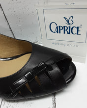 Load image into Gallery viewer, CAPRICE - 9-29607-24 - Leather SLING BACK SANDAL/SHOE - Black