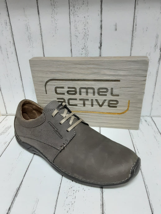 CAMEL ACTIVE - 292.27.05 - MANILA -  Nubuck LACE SHOE - Dark Grey