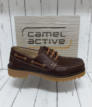 Load image into Gallery viewer, CAMEL ACTIVE - 121.13.01 - PORTLAND -  Leather BOAT SHOE - Chestnut