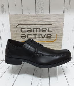 CAMEL ACTIVE - 251.16.01 - OSAKA -  Leather LACE UP SHOE - Black