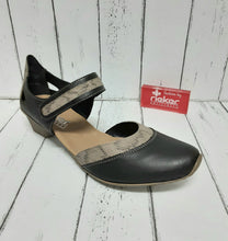 Load image into Gallery viewer, RIEKER - 49780-00 - MARY-JANE SHOE - Black Combi