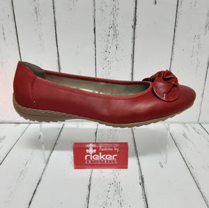 RIEKER - L2264-34 - BALLET SHOE - Red
