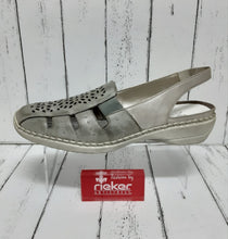 Load image into Gallery viewer, RIEKER - 41390-10 - SLIP ON SHOE/SANDAL - Blue Combi