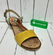 Load image into Gallery viewer, REMONTE - R4459-68 - WEDGE SANDAL - Yellow Combi