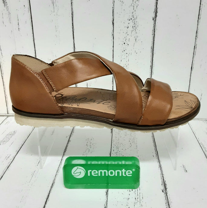 REMONTE - R2755/22 - STRAP SHOE - Tan