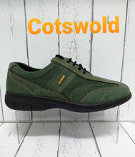 Load image into Gallery viewer, COTSWOLD - SIMBROOK - Nubuck LACE UP SHOE - Olive (Green)