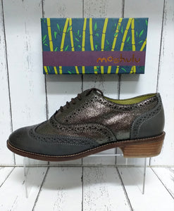 MOSHULU - 120855 - OTTAWA - BROGUE SHOE - Metallic Pewter