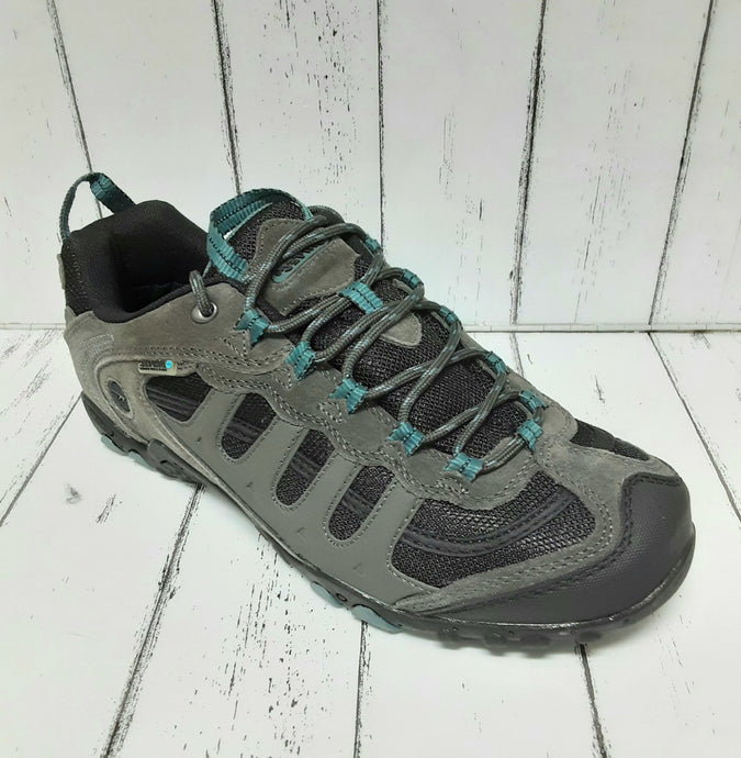 HI-TEC - PENRITH - LACE UP WALKING SHOE - Grey/Black/Blue