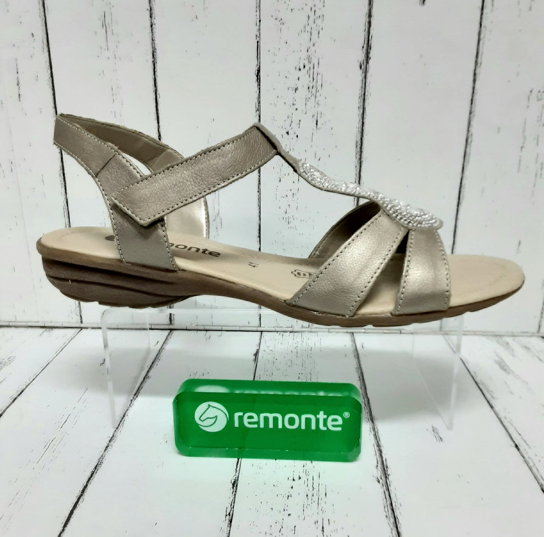 REMONTE - R3641-90 - STRAP SANDAL - Gold