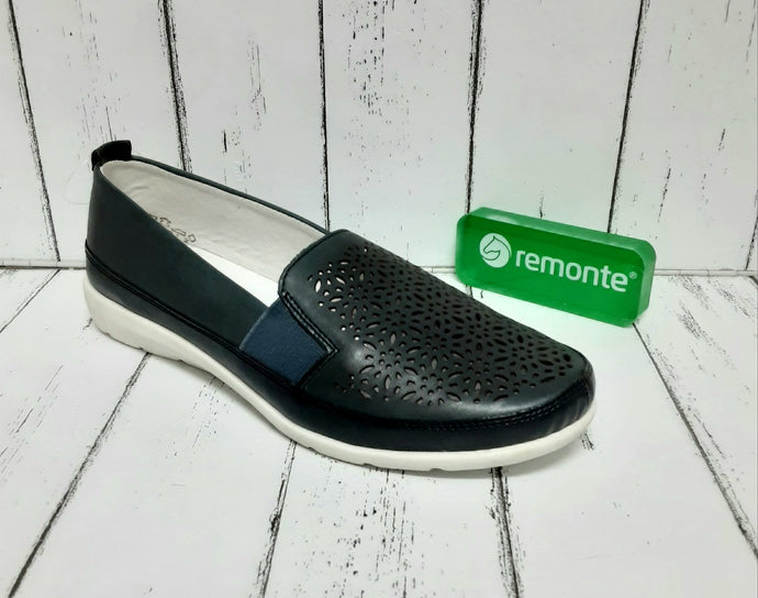 REMONTE - D1922-14 - SLIP ON SHOE - Navy Blue