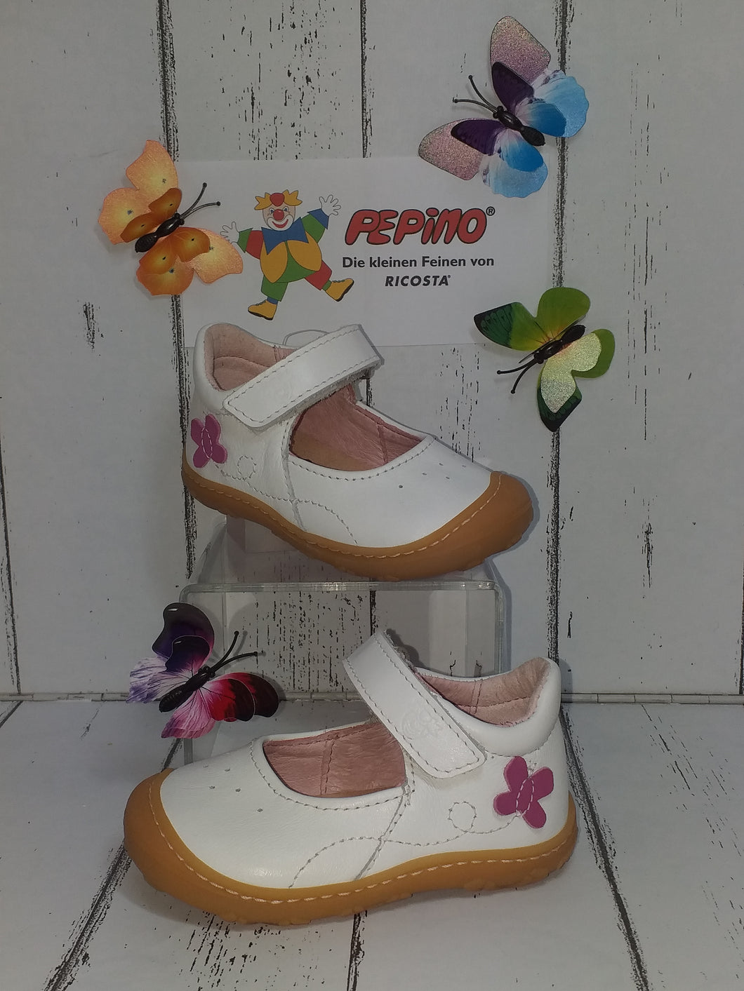 RICOSTA - 1221600/816 (Medium) - AMY - Touch Fastening Shoe - White