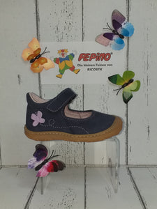 RICOSTA - 1221600/176 (Medium) - AMY - Touch Fastening Shoe - See (Blue)