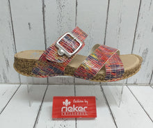 Load image into Gallery viewer, RIEKER - 61198-90 - MULE/SLIP ON SANDALS - Red Multi