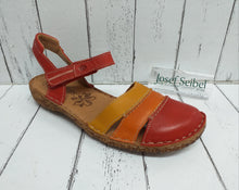 Load image into Gallery viewer, JOSEF SEIBEL - 79544 727 402 - ROSALIE 44 - CLOSED TOE SANDAL - Red Multi