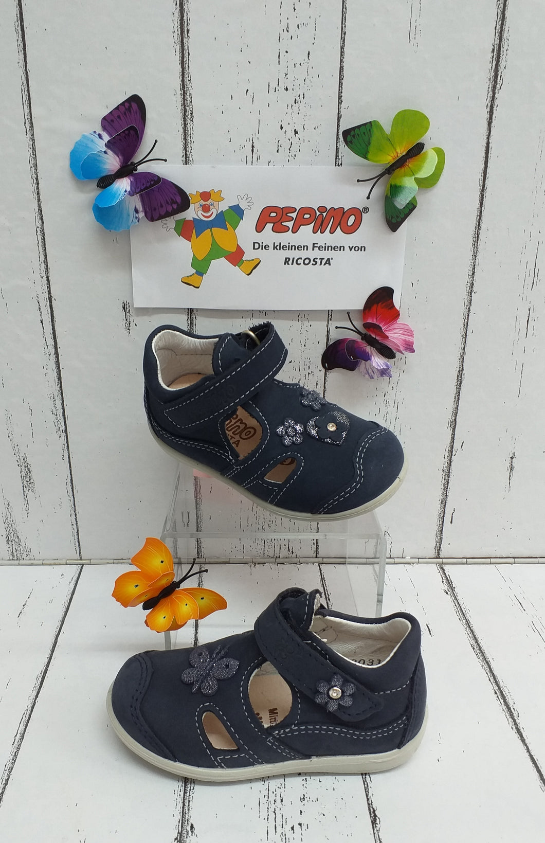 RICOSTA - 1828700/177 - EDISA - Touch Fastening SHOE - Blue
