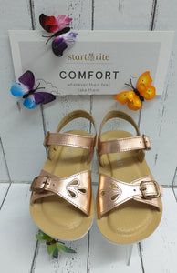 START-RITE - SR SOFT HARPER - 5181-1 -  BUCKLED SANDAL - Rose Gold