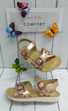 Load image into Gallery viewer, START-RITE - SR SOFT HARPER - 5181-1 -  BUCKLED SANDAL - Rose Gold