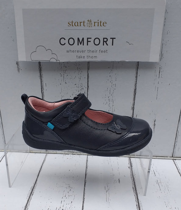 START-RITE - SWING - 1696-9 - STRAP SHOE - Navy