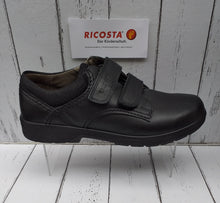 Load image into Gallery viewer, RICOSTA - WILLIAM - 20100/090 - TWO STRAP SHOE - Black Leather