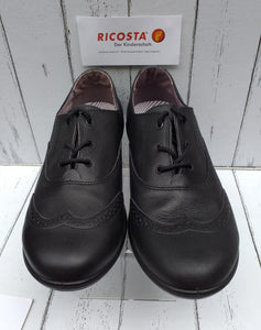 RICOSTA - KATIE - 20600/090 - LACE UP SHOE - Black Leather