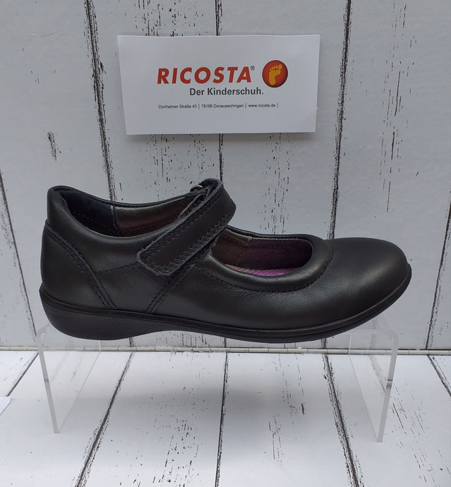 RICOSTA - BETH - 8520100/090 - STRAP SHOE - Black Leather