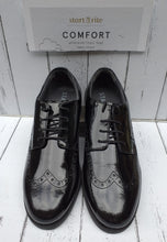 Load image into Gallery viewer, START-RITE - BROGUE SNR - 3503-3 - LACE UP SHOE - Black Patent Leather