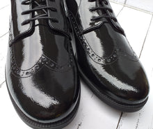 Load image into Gallery viewer, START-RITE - BROGUE SNR - 3503-3 - LACE UP SHOE - Black Patent Leather