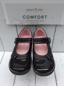 START-RITE - MARIA - 1677-3 - STRAP SHOE - Black Patent Leather