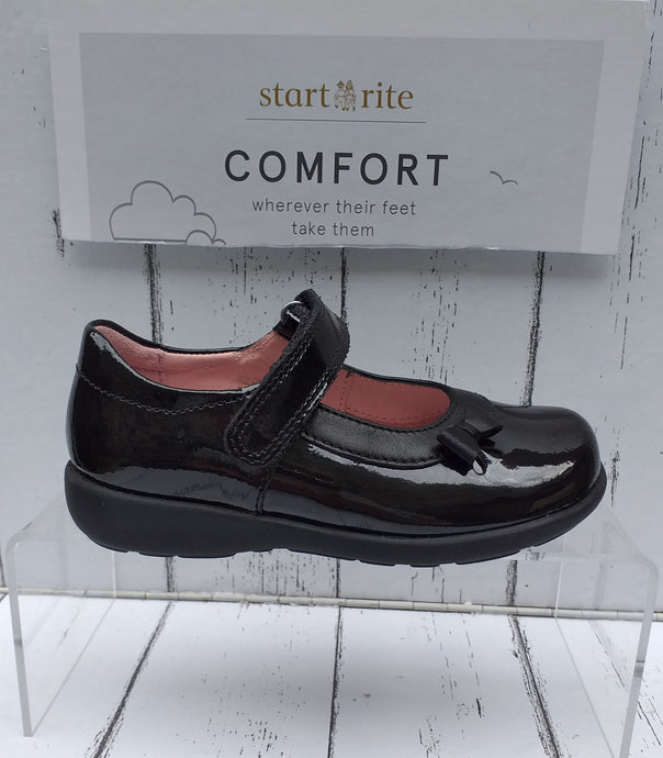 START-RITE - MARIA - 1677-3 - STRAP SHOE - Black Patent Leather