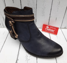 Load image into Gallery viewer, RIEKER - L7658-14 - ANKLE BOOT - Blue