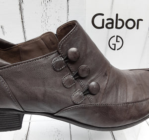 GABOR - 94.492.59 - SHOE BOOT - Leather - Grey