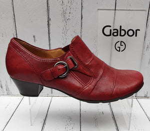 GABOR - 95.414.55 - SHOE BOOT - Leather - Dark Red