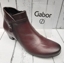 Load image into Gallery viewer, GABOR - 35.634.25 - ANKLE BOOT - Leather - Wine