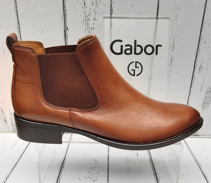 GABOR - 31.600.22 - ANKLE BOOT - Leather - Tan