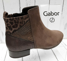 Load image into Gallery viewer, GABOR - 32.716.30 - ANKLE BOOT - Leather - Anthracite (Grey/Taupe)