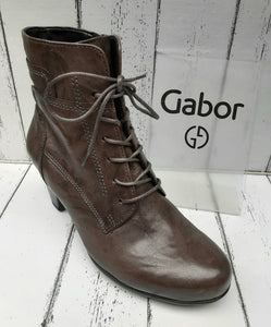 GABOR - 35.644.59 - ANKLE BOOT - Leather - Dark Grey