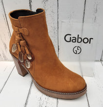 Load image into Gallery viewer, GABOR - 55.720.14 - ANKLE BOOTS - Suede Leather - Copper