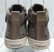 Load image into Gallery viewer, GEOX -  (Medium) - J KALISPERA GIRL18 - Touch Fastening Hi-Top Sneaker - Dark Beige