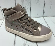 Load image into Gallery viewer, GEOX -  (Medium) - J KALISPERA GIRL18 - Touch Fastening Hi-Top Sneaker - Dark Beige