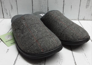 PADDERS - 490/97 - STAG MULE SLIPPER - Grey Combi