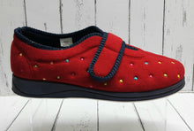 Load image into Gallery viewer, PADDERS - 447/5007 - CAMILLA SLIPPER (Wide Fitting - 2E) - Red Combination