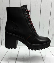 Load image into Gallery viewer, FLY London - TYON802FLY - P144802002 - LACE UP ANKLE BOOT - Black/Red