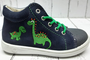 RICOSTA - 2601402/170 (Medium) - ANDY Lace up Boot - Navy (Dinosaur)