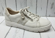 Load image into Gallery viewer, REMONTE - D5820-81 - LACE UP/ZIP TRAINER - Off White Multi