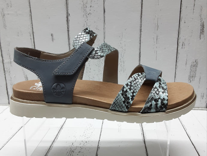 RIEKER - V5069-12 - SANDAL - Blue Jeans