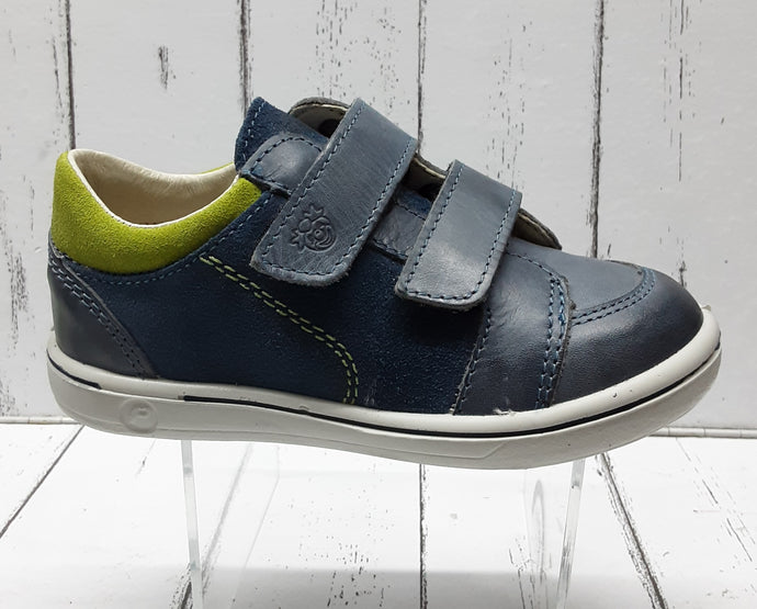 RICOSTA - 2600302/140 (Medium) - TIMMY - Touch Fastening Shoe - Jeans/Lime