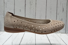 Load image into Gallery viewer, RIEKER - L8355-40 - BALLET PUMP - Nubuck Leather - Cloud