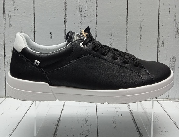 RIEKER EVOLUTION - 07102-00 - LACE UP CASUAL TRAINER/SHOE - Black